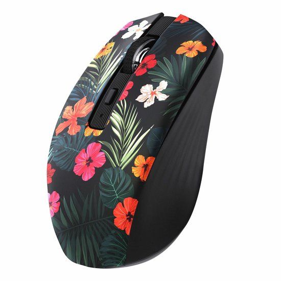 T'nB MWXAMAZO muis Ambidextrous Bluetooth + USB Type-A 1600 DPI Zwart