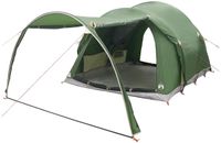 vidaXL - Tunneltent - Groen - 6-persoons - Polyester - en - Staal