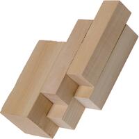 BeaverCraft BeaverCraft Wood Carving Blocks BW1 set houtblokjes voor houtsnijden