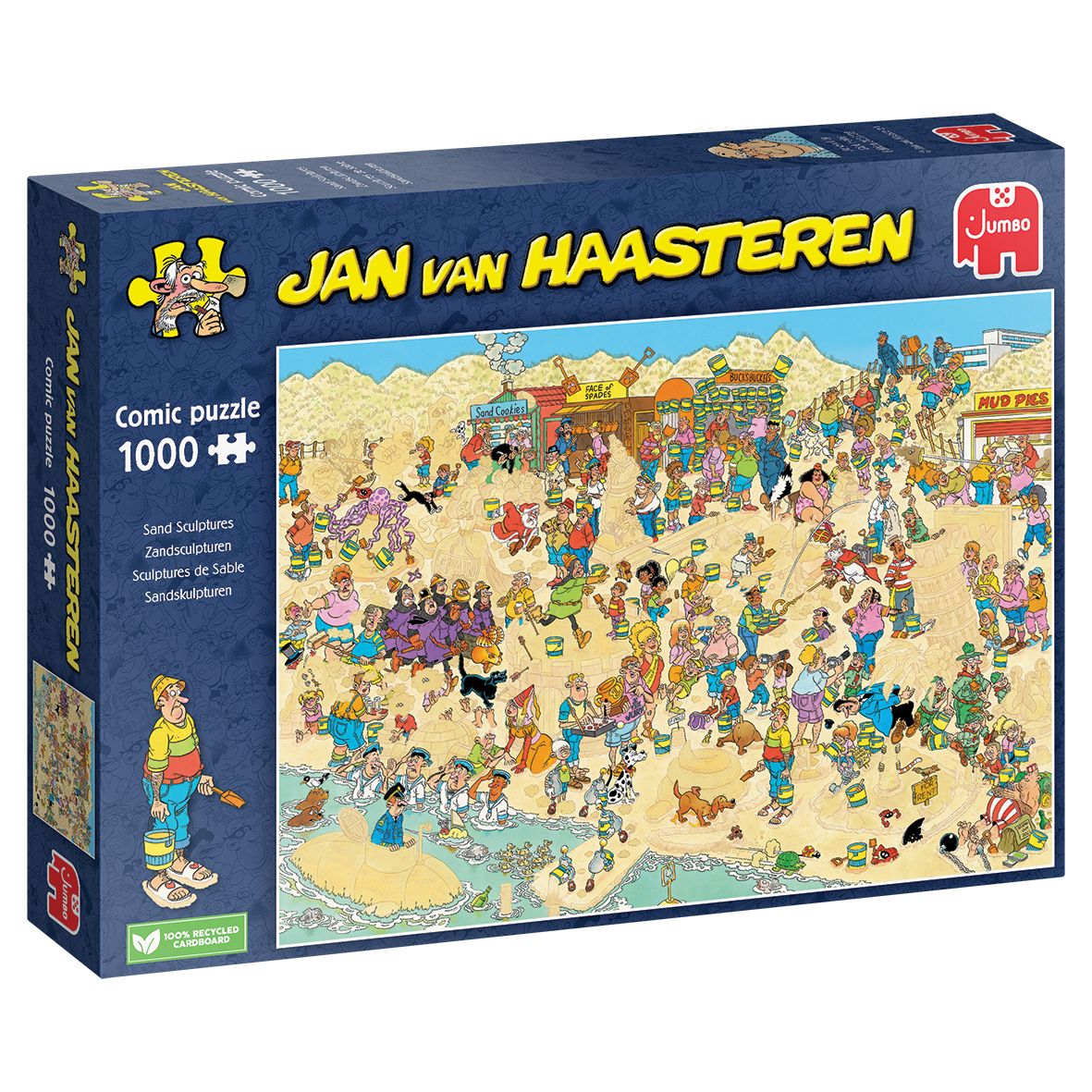 Jan van Haasteren - Zandsculpturen - 1000 stukjes puzzel - Legpuzzel