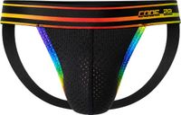 CODE 22 Pride Jockstrap Black - Heren - Maat XL