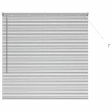 VidaXL Venetiaanse jaloezie zilver 175 x 135 cm 25 mm Aluminium