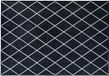 vidaXL Vloerkleed ORIZ Zwart diamanten patroon 120 x 170 cm