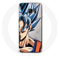 Maniacase Etui voor Samsung Galaxy S7 Edge Anime Dragon Ball Goku blauw haar