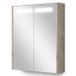 Maxaro Spiegelkast Met Verlichting Modulo 60x70cm Lichtgrijs Eiken