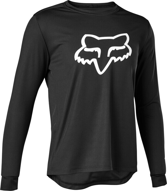 Fox Fox Ranger Longsleeve Jersey Jongeren, zwart