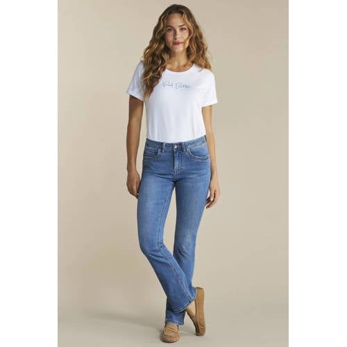 Red Button Babette high waist flared jeans medium blue denim