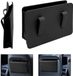 OEM Shenzhen Haorui Industrial Technology Co., Ltd. Small Foldable Car Trash Bin - Universal Waste Basket Organizer for SUV, Truck, Minivan (Black)