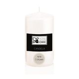Atmosphere Chic Witte kaars Ø 75 x 110 mm – lange brandduur, druppelvrij, perfect voor een ontspannen sfeer en woondecoratie, zonder geur