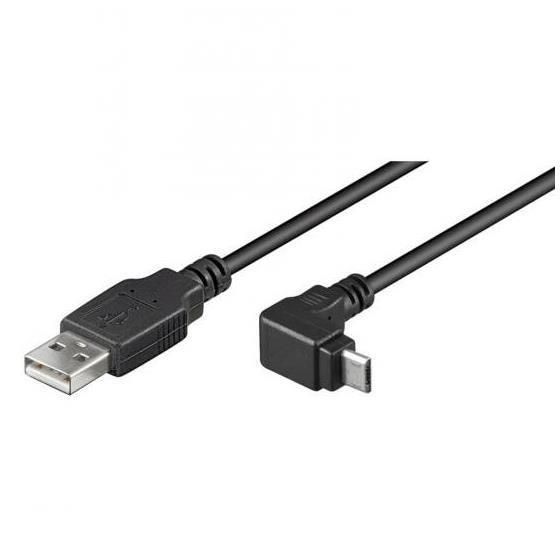Nilox USB A - Micro-USB B Kabel - 1.8m - Zwart