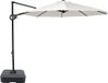 AXI Solea Parasol suspendue Ø 300 cm Ensemble complet incl. pied de parasol remplissable et housse de protection Anthracite/beige