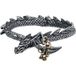 Alchemy Gothic - Dragon Lure Bandeau Gothique pour Homme - Argenté