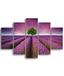 Homemania Afbeelding violet-5 natuur en landschappen voor woonkamer, meerkleurig, 95 x 0,3 x 60 cm, HM205MDF025, MDF