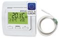 Thermostat d'ambiance numérique pour chauffage au sol, blanc