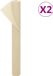 vidaXL Vliesdoek voor planten 2 rollen 70 g/m² 10x1,6 m