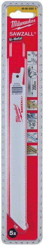 Milwaukee reciprozaagblad 200 2