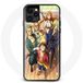 Maniacase Hoesjes voor iPhone 12 Pro One Piece Luffy Poster Crews Manga Anime