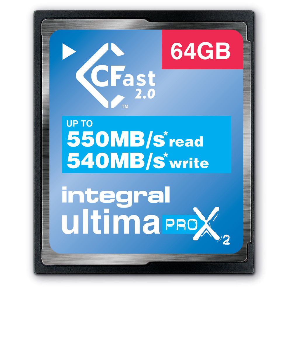 Integral ULTIMAPRO X2 CFast 2.0 - 64GB - 550MB/s Lezen - 540MB/s Schrijven