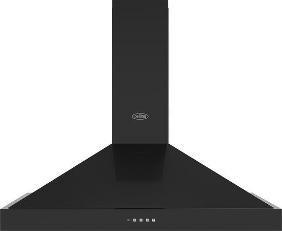 Belling 444411671 - Wandschouw Afzuigkap - Zwart - 600 m³/uur - C