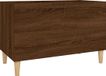 vidaXL Platenkast 74,5x38x48 cm bois de particules couleur chêne marron