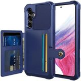 Selected by GSMpunt.nl Samsung Portemonnee Hoesje Geschikt voor Samsung Galaxy A54 - Back Cover met Pasjeshouder - Telefoonhoesje voor Pinpas - Kaarthouder op Achterkant - Case met Magneet voor Auto Houder Donkerblauw