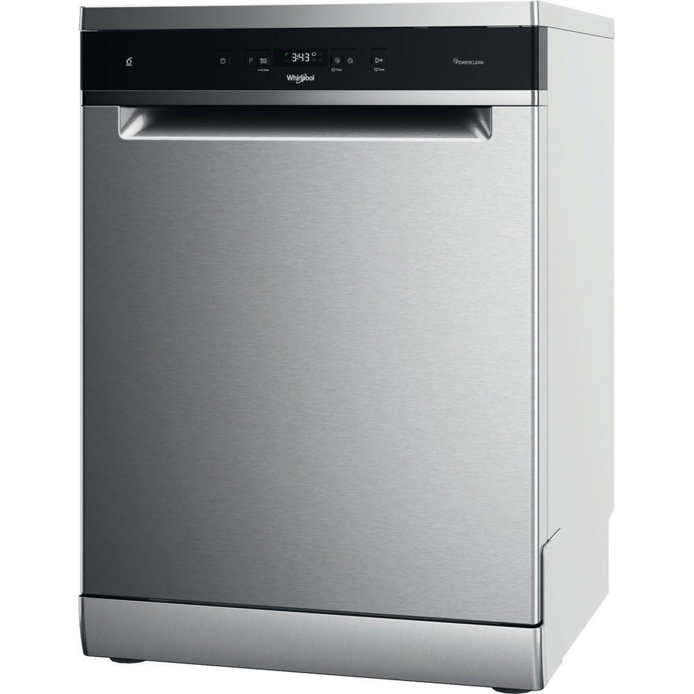 Whirlpool WH7FA14BN7A0X Vrijstaand 14 couverts A RVS Vaatwasser