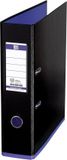 Oxford MyColour ordner, formaat A4, uit karton, rug van 8 cm, zwart-paars 10 stuks