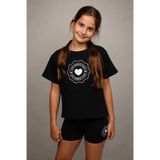 Papillon sportshirt - zwart