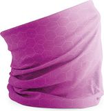 Beechfield Multifunctionele morf sjaal roze met geometrische print