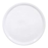 HENDI Pizzaborden, 6-delig, porselein, vaatwasser- en magnetronbestendig, diameter 330 mm, wit