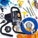 Rosfix Airless Pulvérisateur de peinture EcoFlow 1200 Set - 1200W, 1,7L/min Lance haute pression 30cm