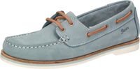 Sioux Nakimba-700 Mocassin Dames Blauw Leer Maat 37
