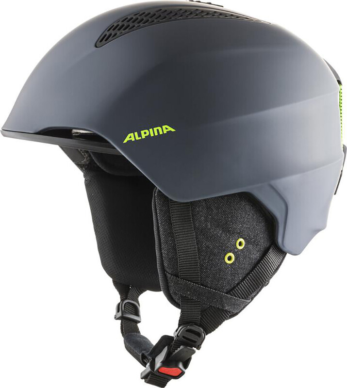 Alpina Grand Ski Helmet, charcoal/neon matt 54-57cm 2020 Ski & Snowboard helmen