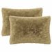 vidaXL Kussensloop 2 pcs HEERLEN Lichtgroen 50 x 70 cm PV Fleece