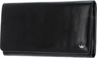 Golden Head Leren portemonnee Colorado RFID Protect Damenbörse 2802 Schwarz zwart