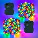 LED-lichtketting Halloween 2 stuks 5 meter 50 LED multicolor met timer