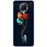 Cosmonaute aux ballons Bedrukt siliconen hoesje compatibel met Xiaomi Poco F2 Pro