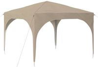 vidaXL Pop-up Feesttent 290 x 290 x 245 cm Crèmekleurig