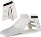 Toboggan pliable pour enfants – convient pour l'intérieur et l'extérieur – pour tout-petits de 1 à 3 ans – blanc et gris