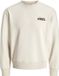 JJ REBEL JREBJIM SWEAT CREW NECK SN Heren Sweater Lichtgrijs M