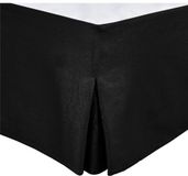 Bedomranding, HOME LINGE PASSION Boxspringhoes - Zwart - 180 x 200 cm + 30 cm