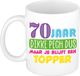 Bellatio Decorations Verjaardag cadeau mok 70 jaar - wit - dikke pech dus - 300 ml - keramiek