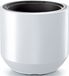Prosperplast Plantenpot/bloempot Sevilla - wit - D39 x H35 cm