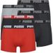 Puma Basic Heren Boxer 6-pack - Grijs/Rood/Zwart - Maat L