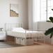 Matelas en mousse blanc 80x220 cm dureté H2 H3