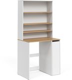 Vicco Wasmachinekast Viktor, Wit/Artisanaal eiken, 93.6 x 88.2 cm