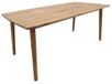 Buitengewoon Boet La Pogan Tuintafel - Acacia Hout - 220x100 cm - Bruin