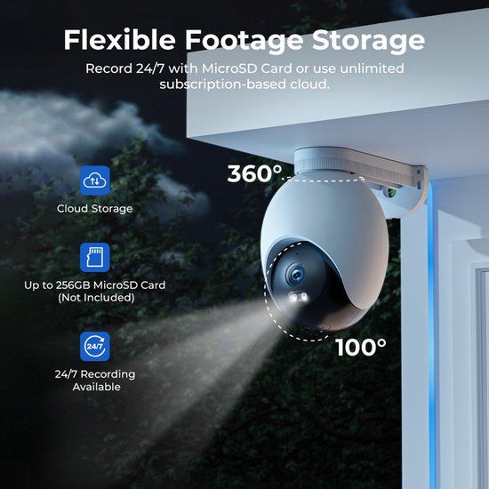 xiaomi imilab IMILAB EC6 - Beveiligingscamera - 3K WiFi - Spotlight