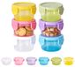 12 petits récipients hermétiques - idéal pour les collations et les aliments pour bébé