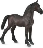 Collecta Cheval (M): Poulain Frison Noir 11x10.8cm